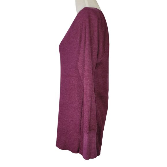 LOT of Old Navy Women's Long Sleeve Waffle Knit Tops XL Purple & Blue Set - Picture 9 of 16